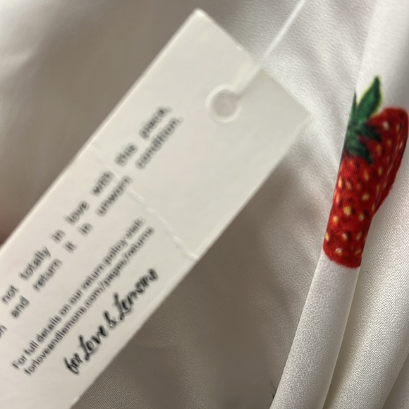 For love & lemons Carla Italian summer strapless maxi dress size XL New With Tag - Picture 7 of 8